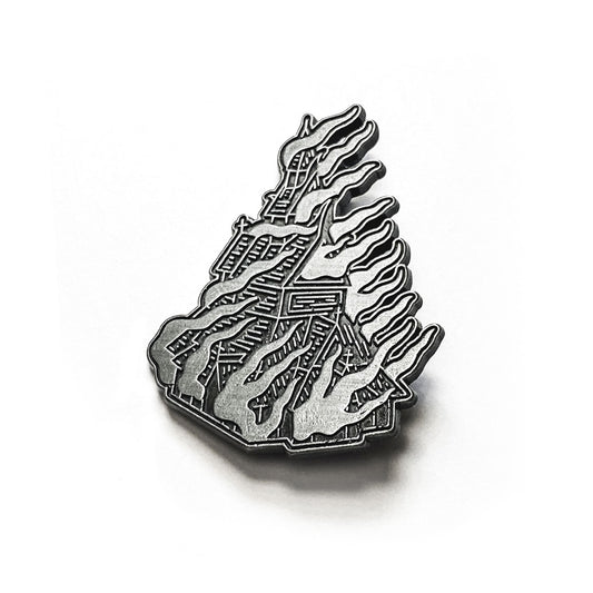 Fantoft Stave Pin - Antiqued Zinc