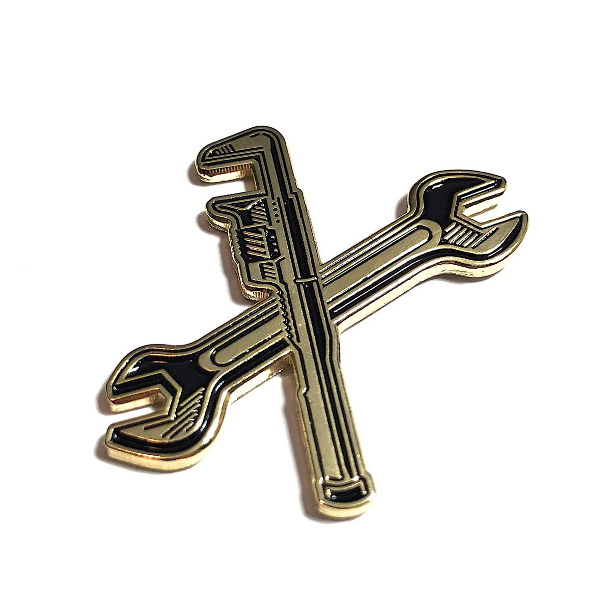 Earth Crisis Gold Wrenches Pin