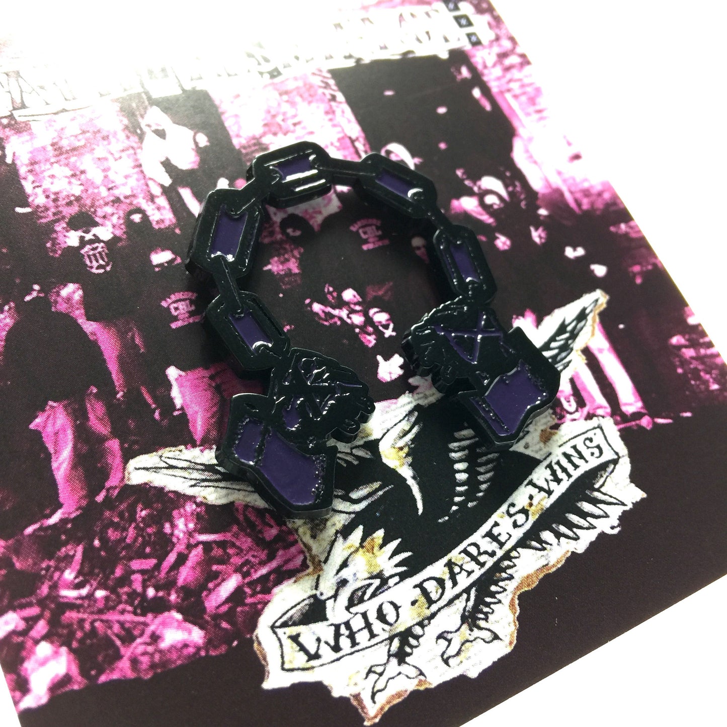 The Path of Resistance - The Chain - Purple Enamel Pin