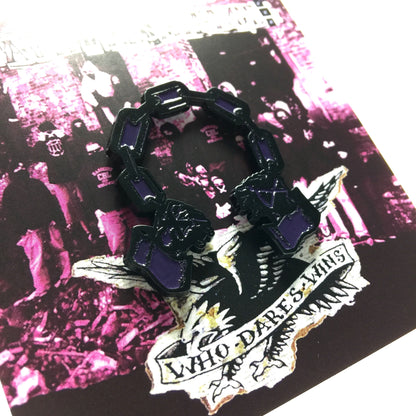 The Path of Resistance - The Chain - Purple Enamel Pin
