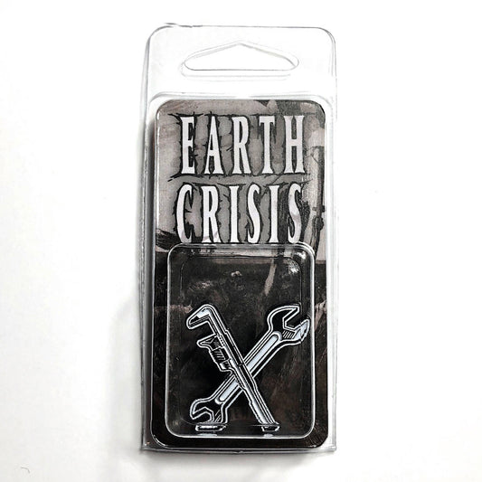 Earth Crisis Black and White Wrenches Pin