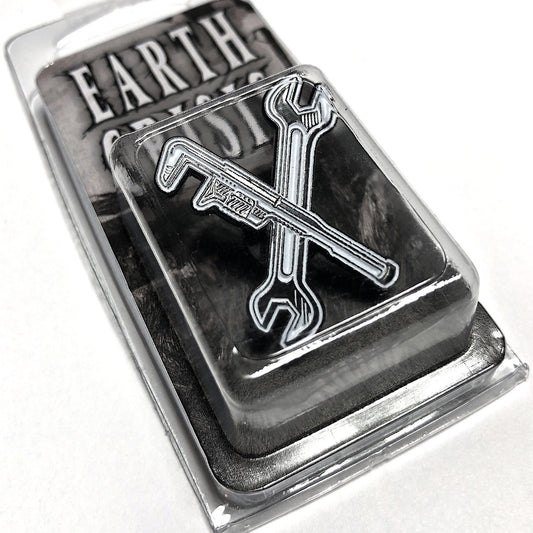 Earth Crisis Black and White Wrenches Pin