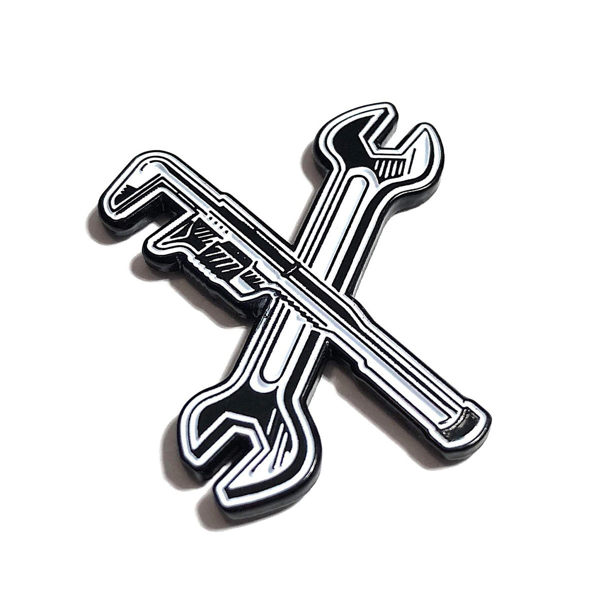 Earth Crisis Black and White Wrenches Pin