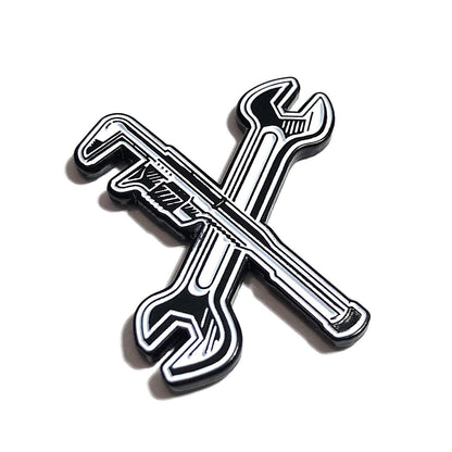 Earth Crisis Black and White Wrenches Pin