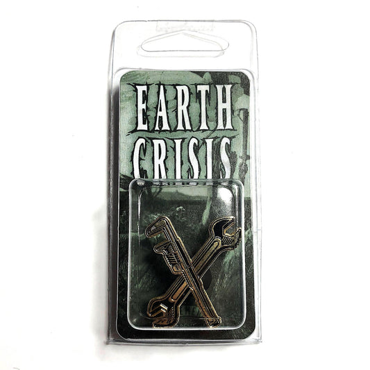 Earth Crisis Gold Wrenches Pin